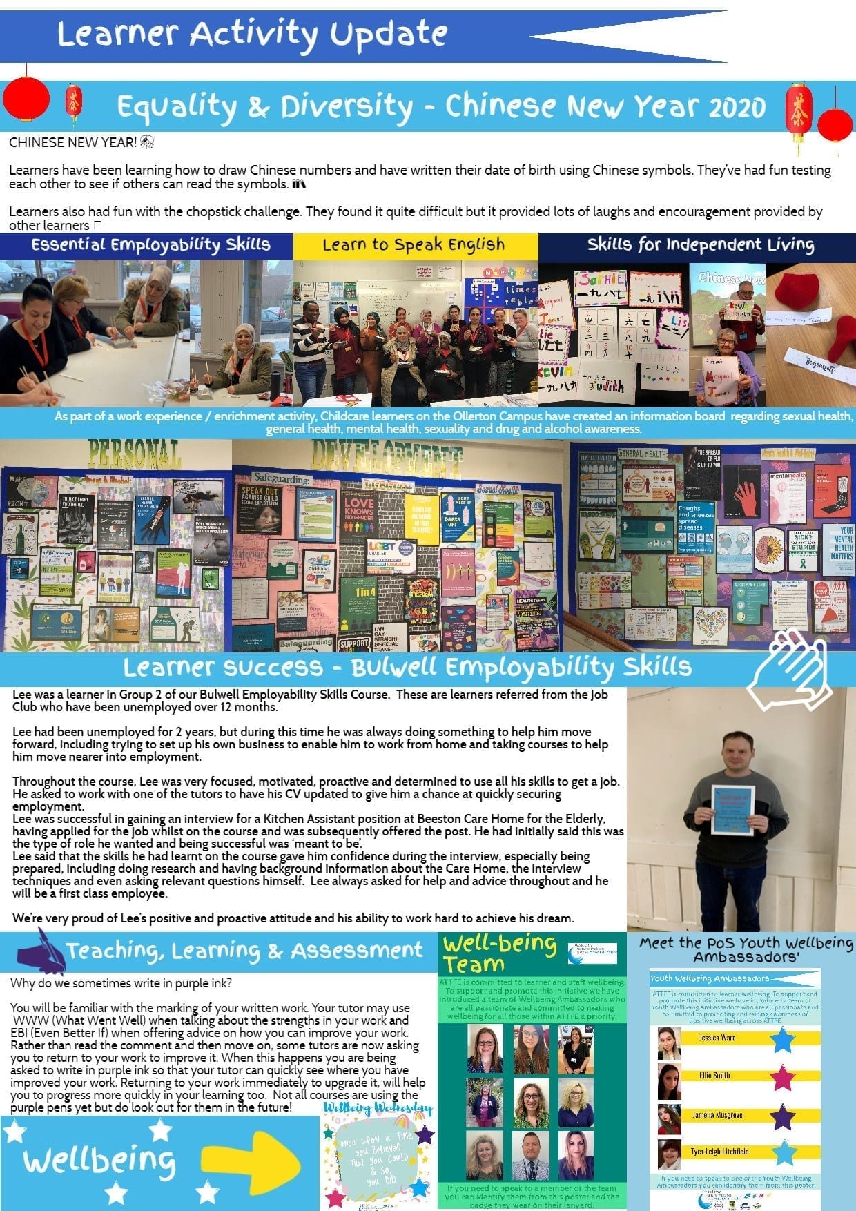ATTFE Learner Newsletter Issue 4 24012020 Page 2