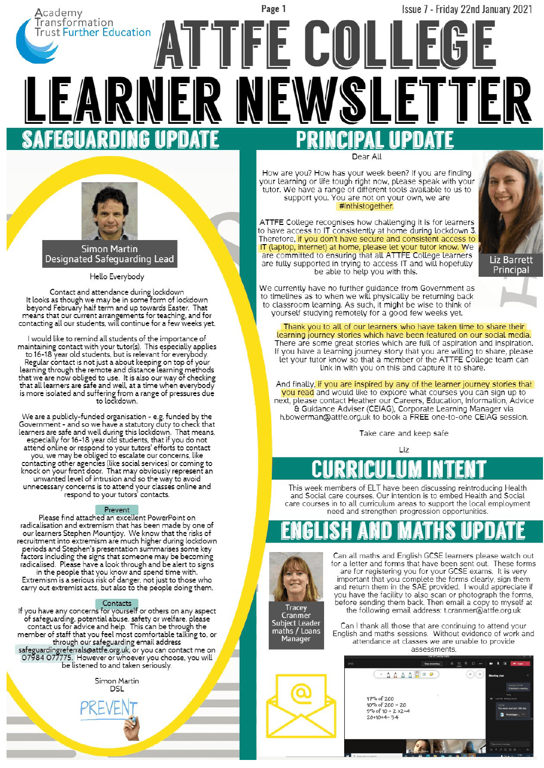 Learner Newsletter 220121 Issue 7