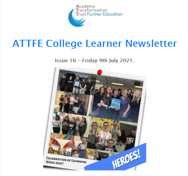 Learner Newsletter 090721 Issue 16