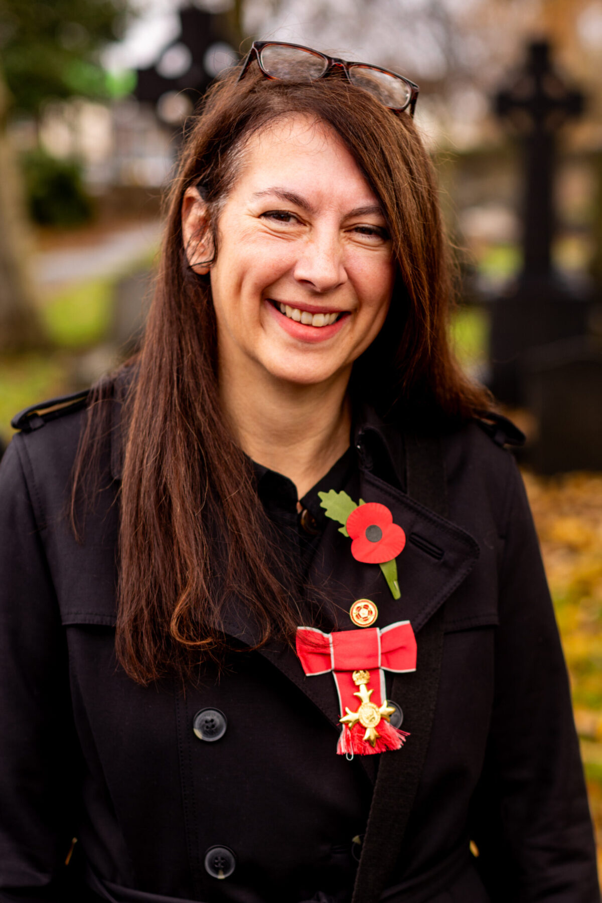 A picture of Liz at Remembrance Day A picture of Liz at Remembrance Day