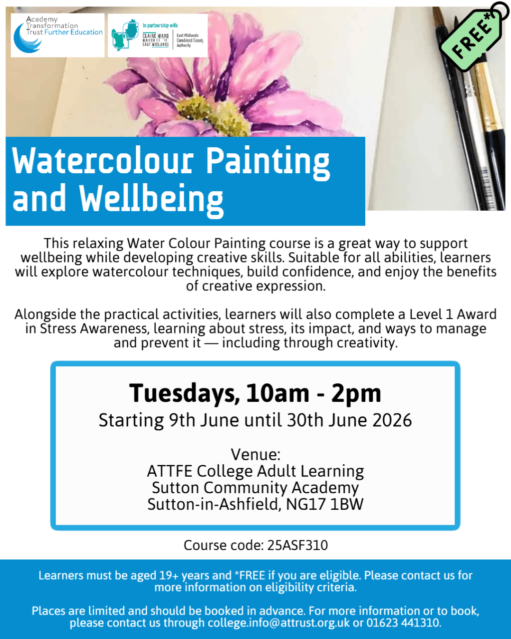 Watercolour Painting And Wellbeing 13052026 Instagram PixTeller